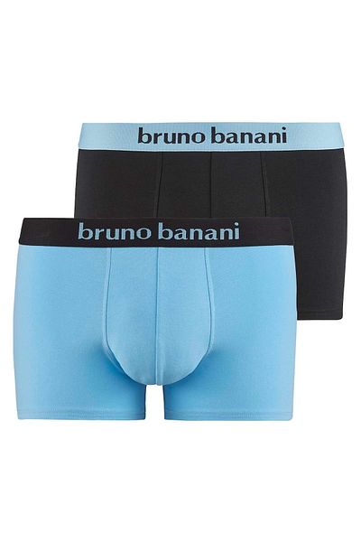 Bruno Banani Herren Boxershorts, 2er Pack - Fließend, Baumwolle