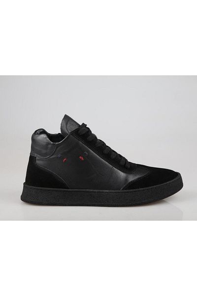 King West 23102 Μαύρες Suede Ανδρικές Μπότες