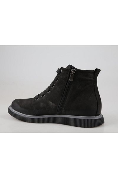 King West 24047 Μαύρες Suede Ανδρικές Μπότες