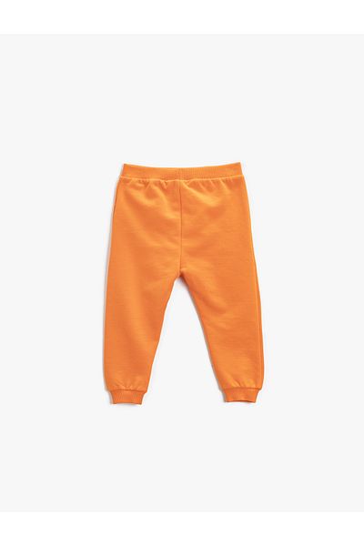 Koton Jogger Sweatpants with Button Detail and Elastic Waist