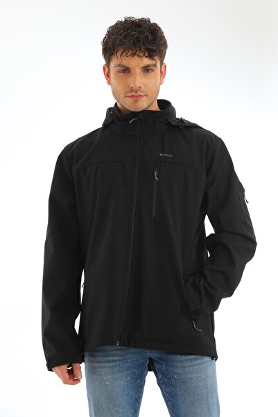 Hitch Outdoor Büyük Beden Shoftshell Mont