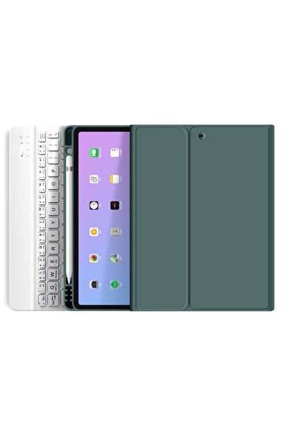TEKNETSTORE Samsung Galaxy Tab S6 Lite P610/p613 Tablet Uyumlu Bluetooth Klavyeli Kılıf (Türkçe Klavye)