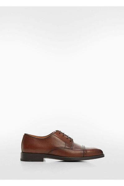 MANGO Man Skórzane buty