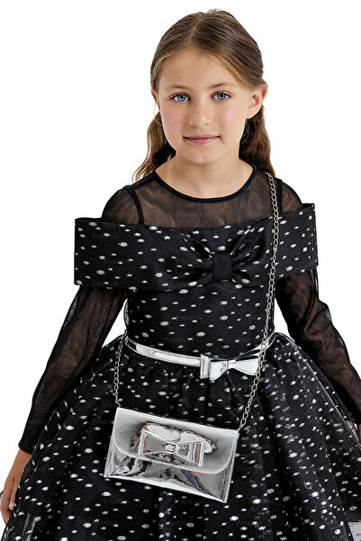 Pepo Kids prenses Kabarık Kız Çocuk Beyaz Abiye Elbise