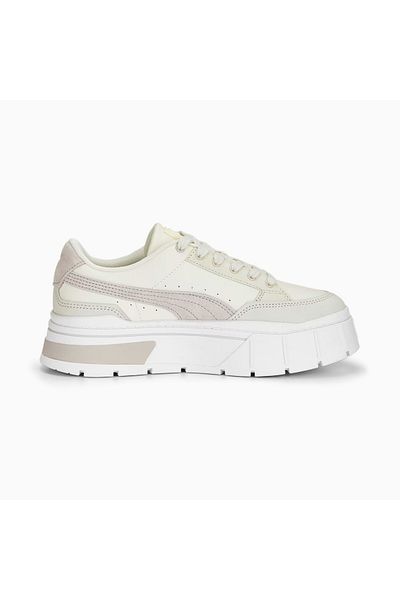 Puma Mayze Stack Luxe Wns Pantofi sport alb pentru mers zilnic pentru alergare