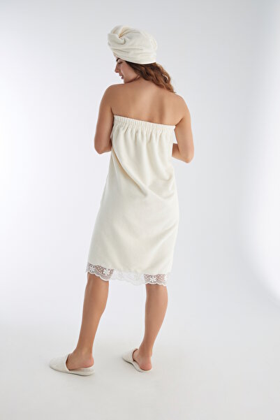 Nuşa Lacy Bamboo Cotton 3-Piece Velcro Bath Towel Set