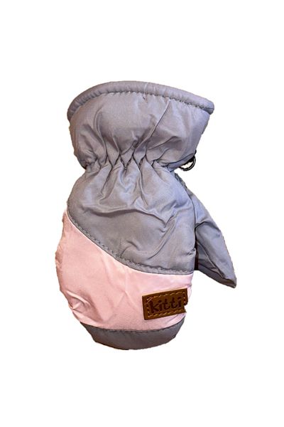 KAYZER OUTDOOR قفازات Kitti Tek Parkmak للأطفال من سن 2 إلى 5 سنوات للثلج والتزلج