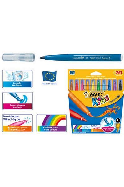 Bic 10mp # 039 Model Felted Pen with Brush Tip