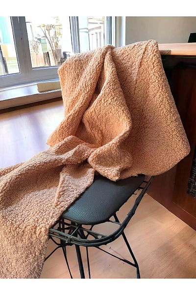 PLUSH STUDIO ZP Teddy Imported Curly 100X150cm, Υψηλής Ποιότητας, Λούτρινο Ύφασμα, Υφασμάτινο