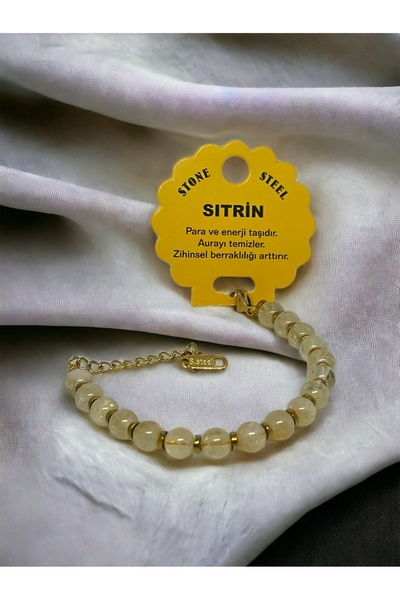 Mıçı سوار من حجر السترين الطبيعي بقطع التامبل مع جهاز فولاذي