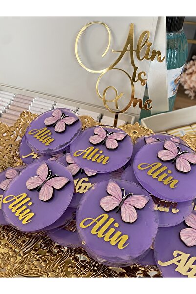 Minemiss Tasarım Bebek Magneti Isme Özel Pleksi Magnet 10adet