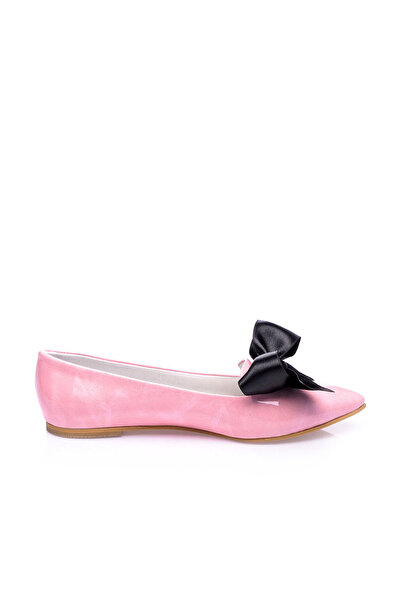JustBow Women's Daily Powder Ballerinas