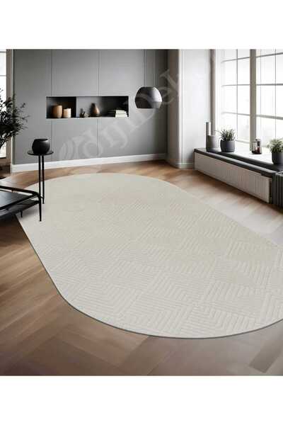 SERİA HALI MERİNOS COSTA OVAL kaymaz dot taban,makinede yıkanır