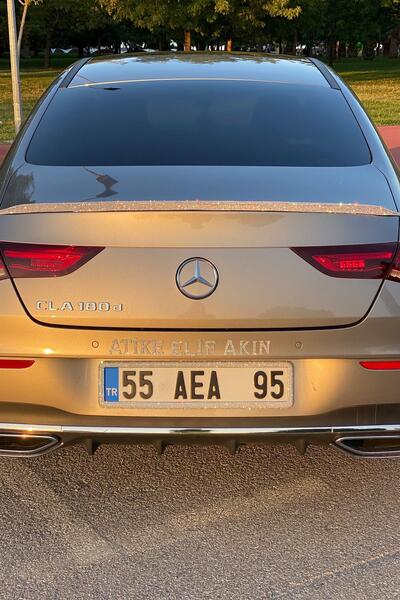 TASARIM ARABAM ATİKE ELİF AKIN Gümüş Plakalık Tek