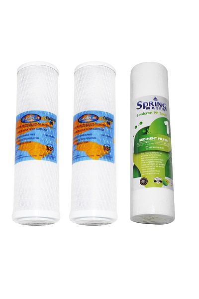 Spring Water Set de filtre Omnipure din 3 piese, produs american de înaltă calitate