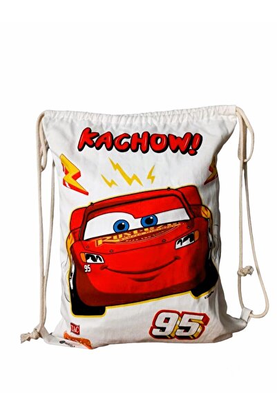 Taç Disney Mcqueen Drawstring Fabric Children's Backpack