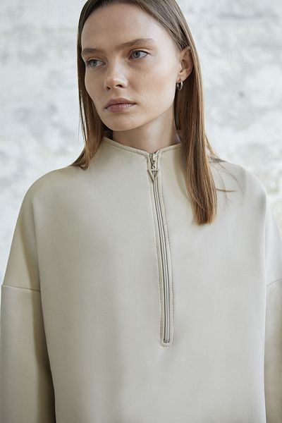 InStyle Potápěčský oblek na zip - kámen