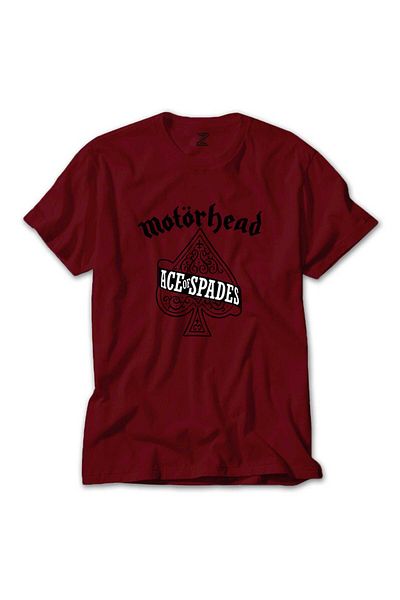 Z zepplin Κόκκινο μπλουζάκι Motörhead Ace of Spades 2