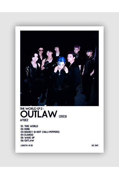 fırsatlar diyarı ATEEZ The World Ep.2: Outlaw K-pop Duvar Posteri - Duvar Dek...