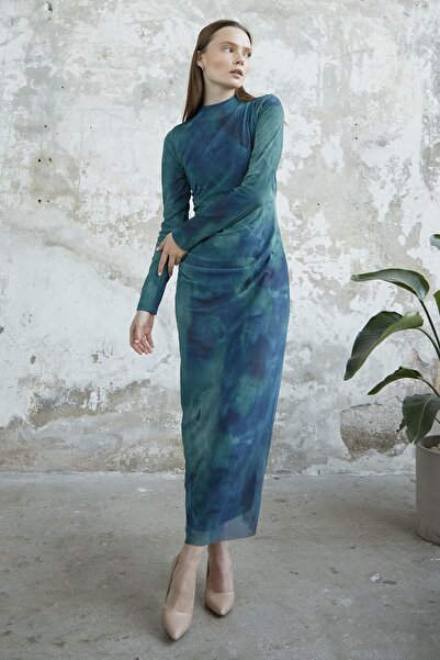 InStyle Візерунок для краватки Tullu Сукня бензинова