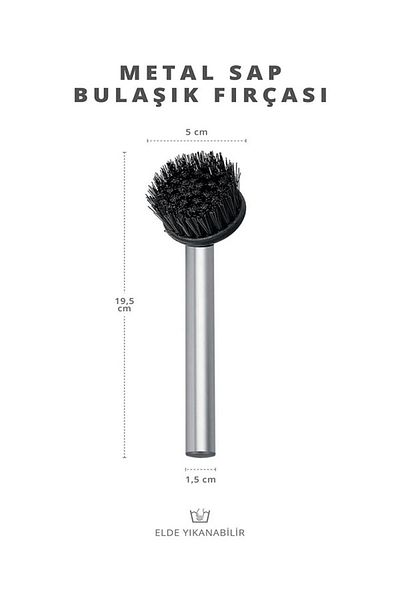 Kazanabil METAL HANDLE DISHWASHER BRUSH