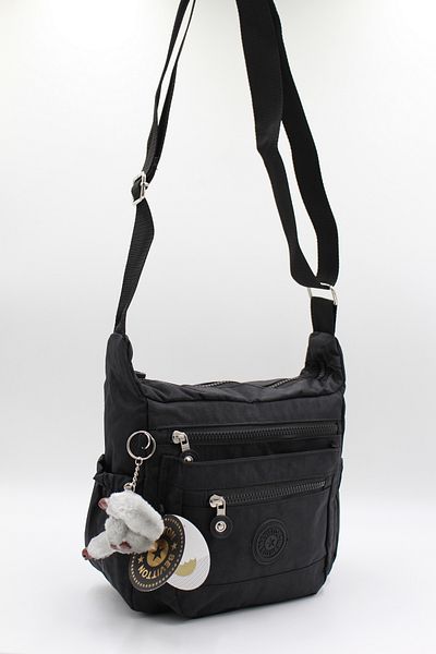 Bevitton Clinker Water Resistant Fabric Women's Shoulder Bag 3100 Black