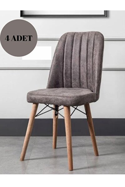 tubihome 4'lü Karegold Sandalye