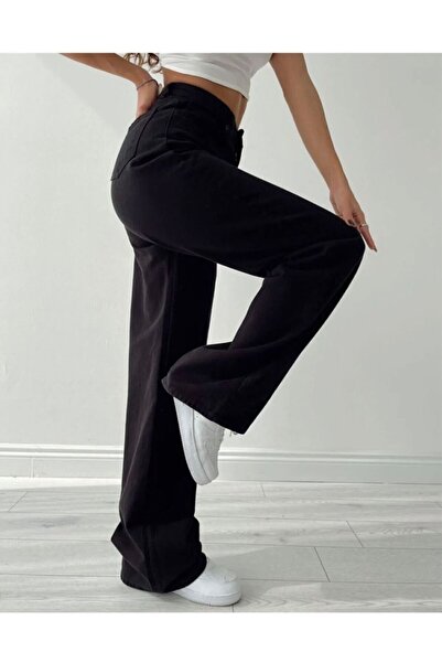 QİSSO Сіях Палаццо Бол Пача Кот Пантолон Секрет