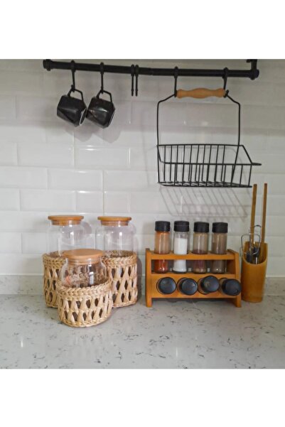 PAPİRUS Dekoratif Набір з 3-х плетених виробів для декору будинку та кухні