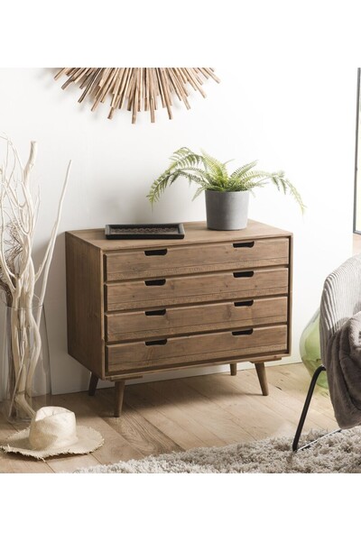 ŞafakMobilya Ahşap vintage model masif şifonyer