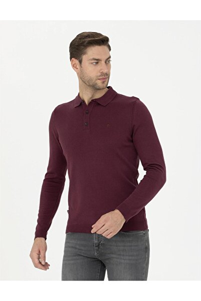 Pierre Cardin ملابس تريكو أساسية بقصة ضيقة وياقة بولو كازاخستانية