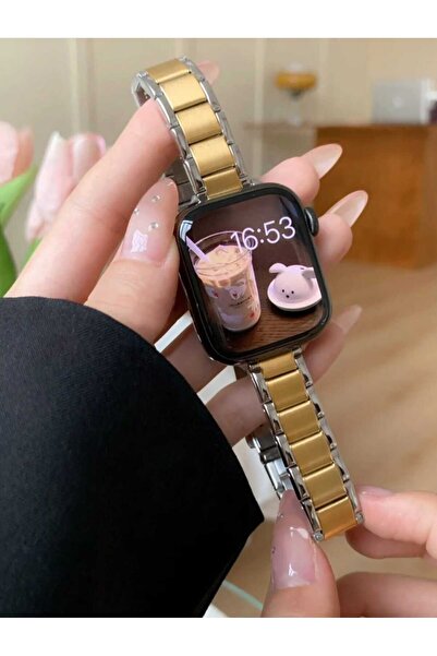 GREGOSS Apple Watch Band Uyumlu 42/44/45/49 Mm, Iwatch Seri 10 46mm/çelik Sli...