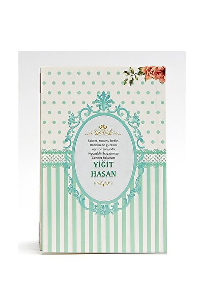 luxurianthome Mevlüt Isim Etiketli Yasin Kitabı 30 Adet Yeşil