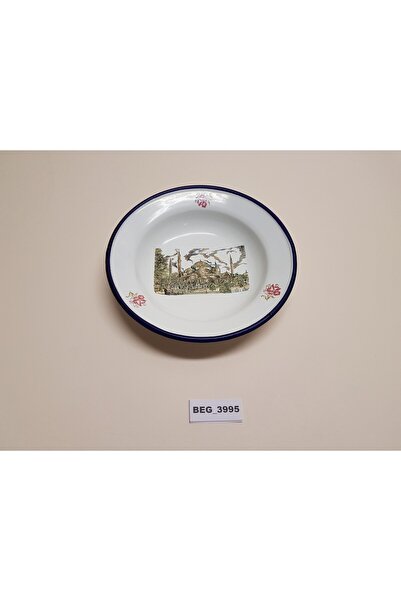 BEGÜLDAN AYASOFYA MÜZESİ DESENLİ ÇİNKO-EMAYE TABAK BEG_3995