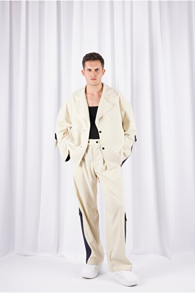 LoFiBuy | Unisex Pantolon Özel Yandan Cep Detay Görünümlü - Komando