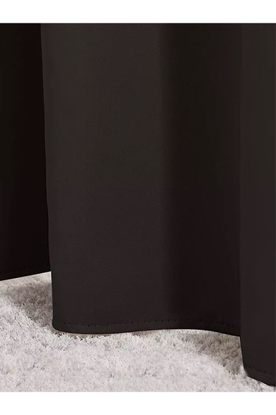 Cortibo Blackout Blackout Background Curtain Brown