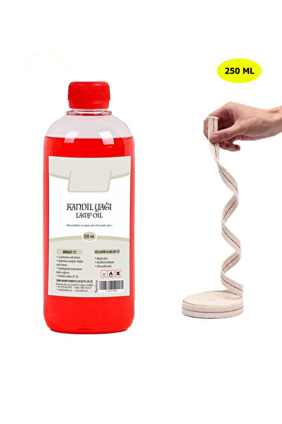 Dünya Magnet Kırmızı Kandil Yağı, Kokusuz Iç Mekan Gaz Lambası Yağı, 250 Ml V...