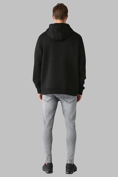 MAD COLLECTİON Hanorac cu glugă unisex cu croială obișnuită, cu mânecă lungă, imprimat californian, bumbac supradimensionat