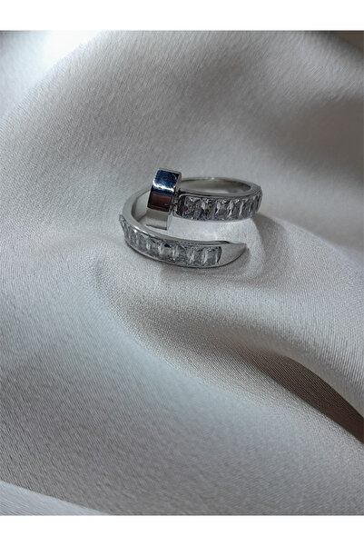 fiore fashion خاتم أظافر نسائي ماركة BVL ذهبي اللون مرصع بحجر الزركون 316 لتر...