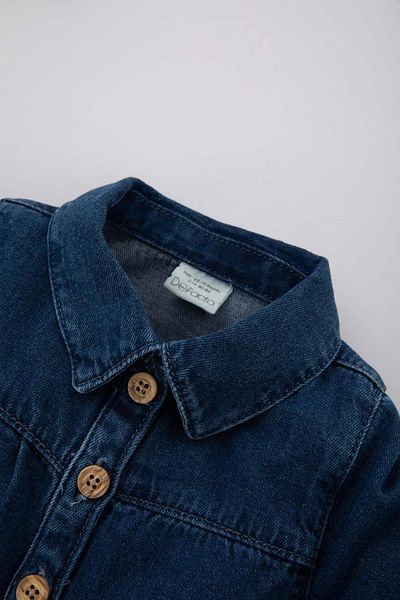 DeFacto Long Sleeve Jean Baby Girl Dress - B8188a524sp