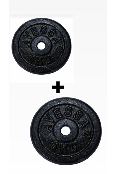 AVESSA 5 Kg Ağırlık Bar Plaka Set (2 Adet)