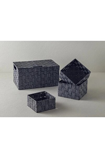 English Home Shine Polypropylenový koš 14x14x7,5 cm Černá