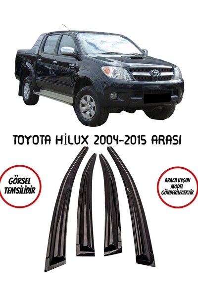 BALP Toyota Hilux Cam Rüzgarlığı 4lü 2006-2015 Arası