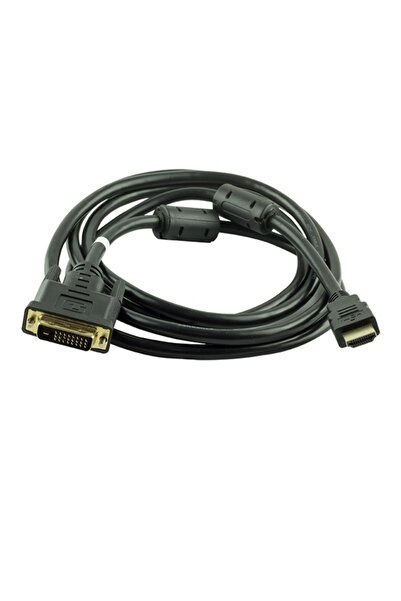 Temiz Pazar Hdmi To Dvi 24+1 Çevirici Dönüştürücü Monitör Kablosu 1.5 M