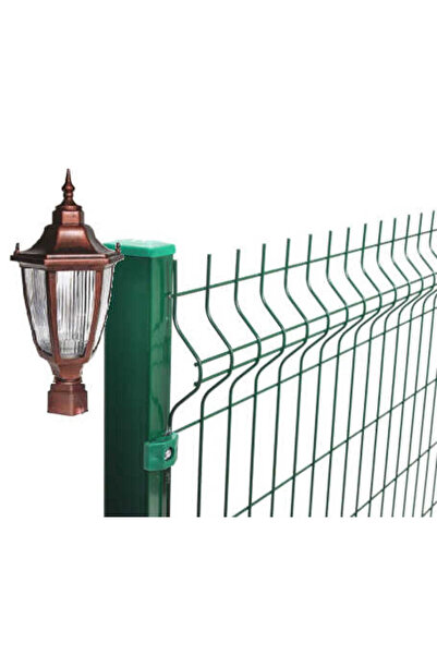 fullreyon Bahçe Duvar Çit Üzeri Aplik, Bakır Eskitme Panel Çim Çit Üzeri Aydı...