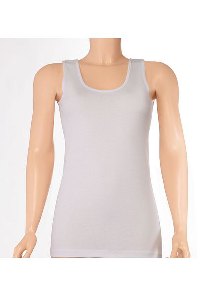 Yıldız Çamaşır YILDIZ 3-Piece 100% Cotton Wide Strap Tank Top Q2028