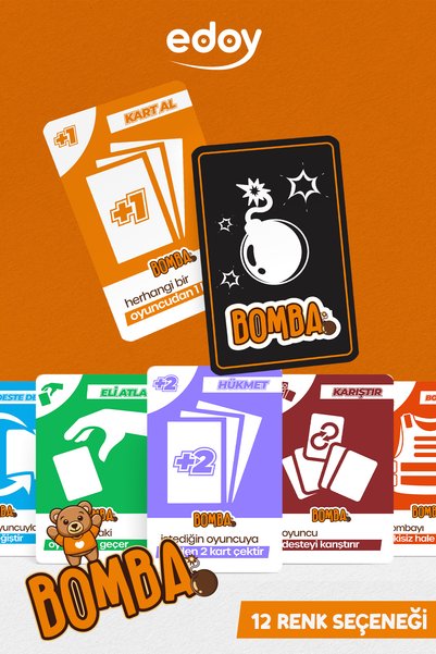 edoy Yeni Kutu Oyunu BOMBA!... 50 Kart Oyunu BOMBA ile Eğlenceye Hazır mısın?