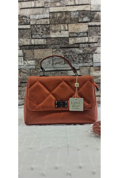 Levidor LEVIDOR QUILTED HANDBAG WITH CROSSBODY STRAP