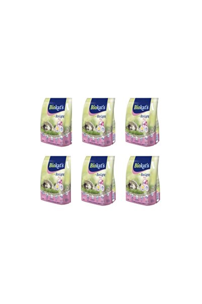 Biokats Biokat's Eco Light Fresh Cherry Blossom Pelet Kedi Kumu 5 lt 6 Adet