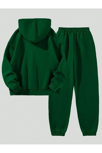 DAXİS Sportwear Company UNISEX LARGE SIZE HOODED TRACKSUIT DAXİS Sportwear Company